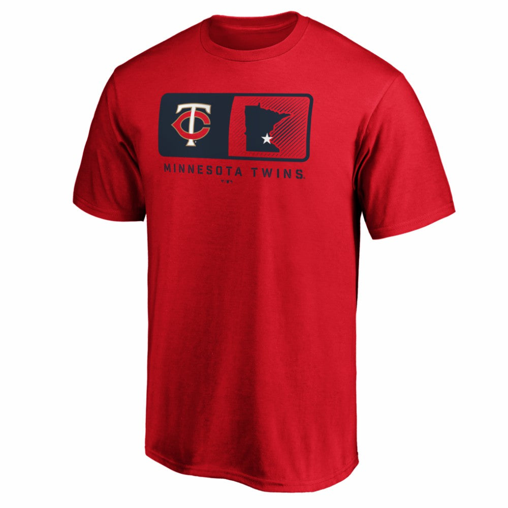 Red Minnesota Twins Team Lineup T-Shirt