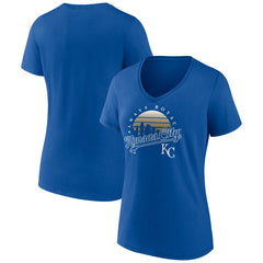 Royal Kansas City Royals Women's One Champion V-Neck T-Shirt