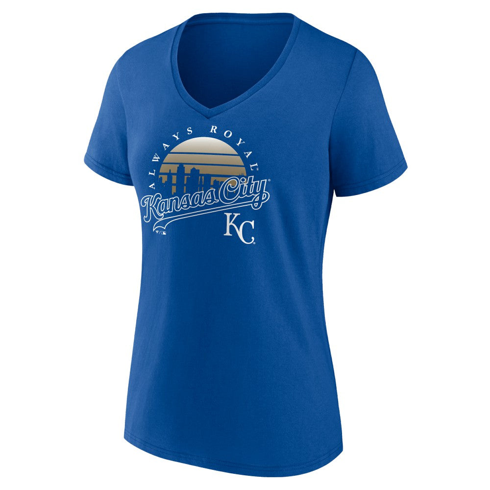 Royal Kansas City Royals Women's One Champion V-Neck T-Shirt