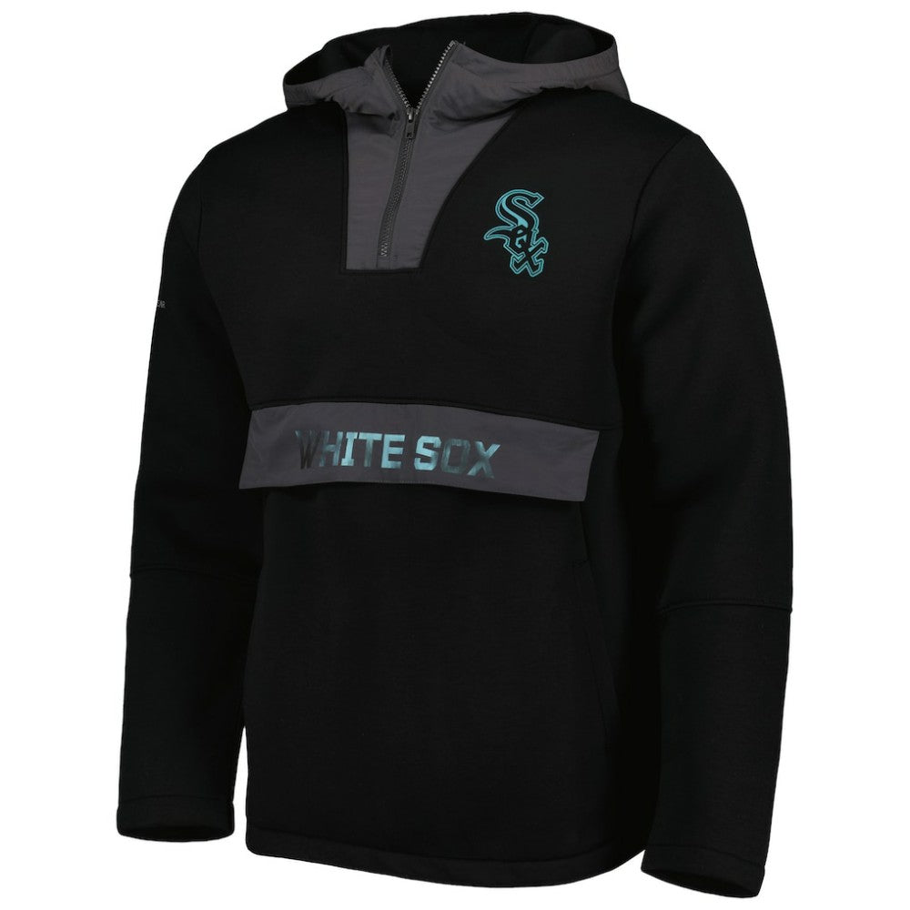 Black Chicago White Sox Levelwear Ruckus Quarter-Zip Hoodie