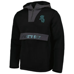 Black Chicago White Sox Levelwear Ruckus Quarter-Zip Hoodie