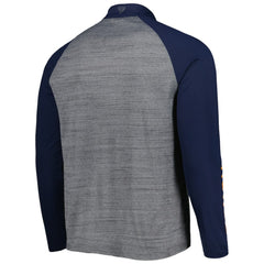 Heather Gray Houston Astros Levelwear Vandal Raglan Quarter-Zip Top