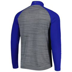 Heather Gray New York Mets Levelwear Vandal Raglan Quarter-Zip Top