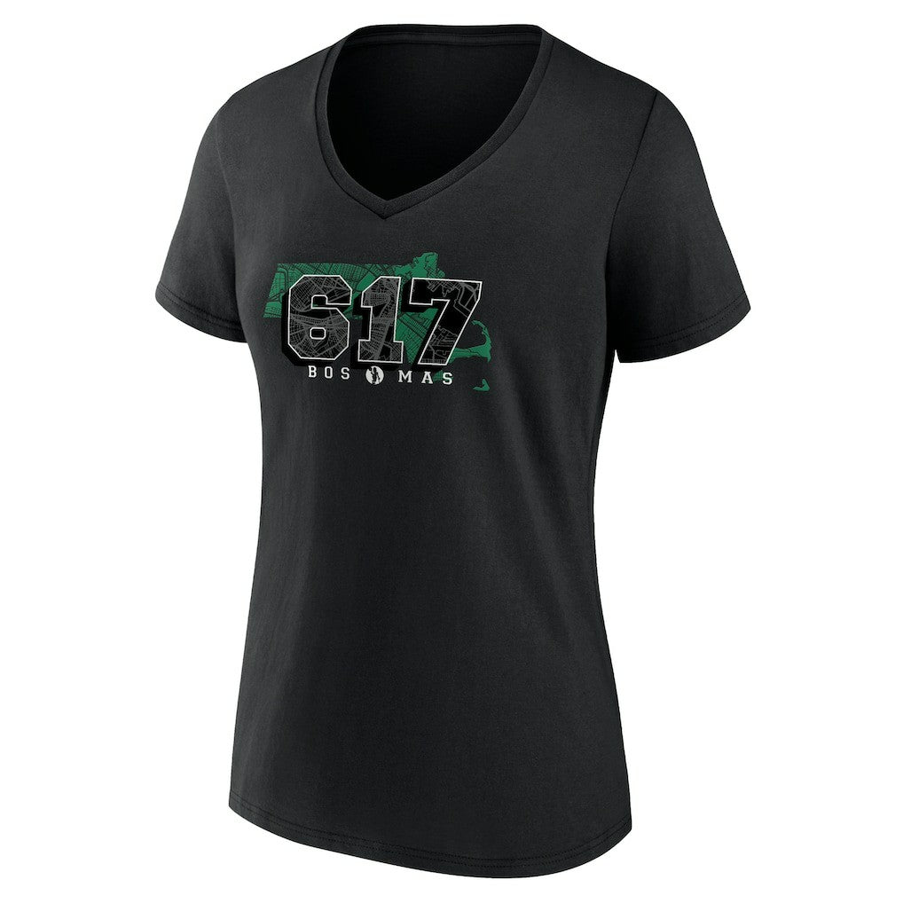 Boston Celtics Women's Core Hometown Launch V-Neck T-Shirt