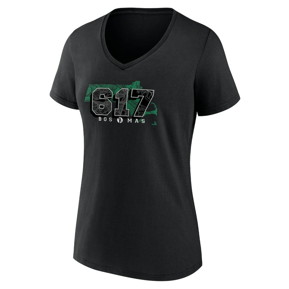 Boston Celtics Women's Core Hometown Launch V-Neck T-Shirt