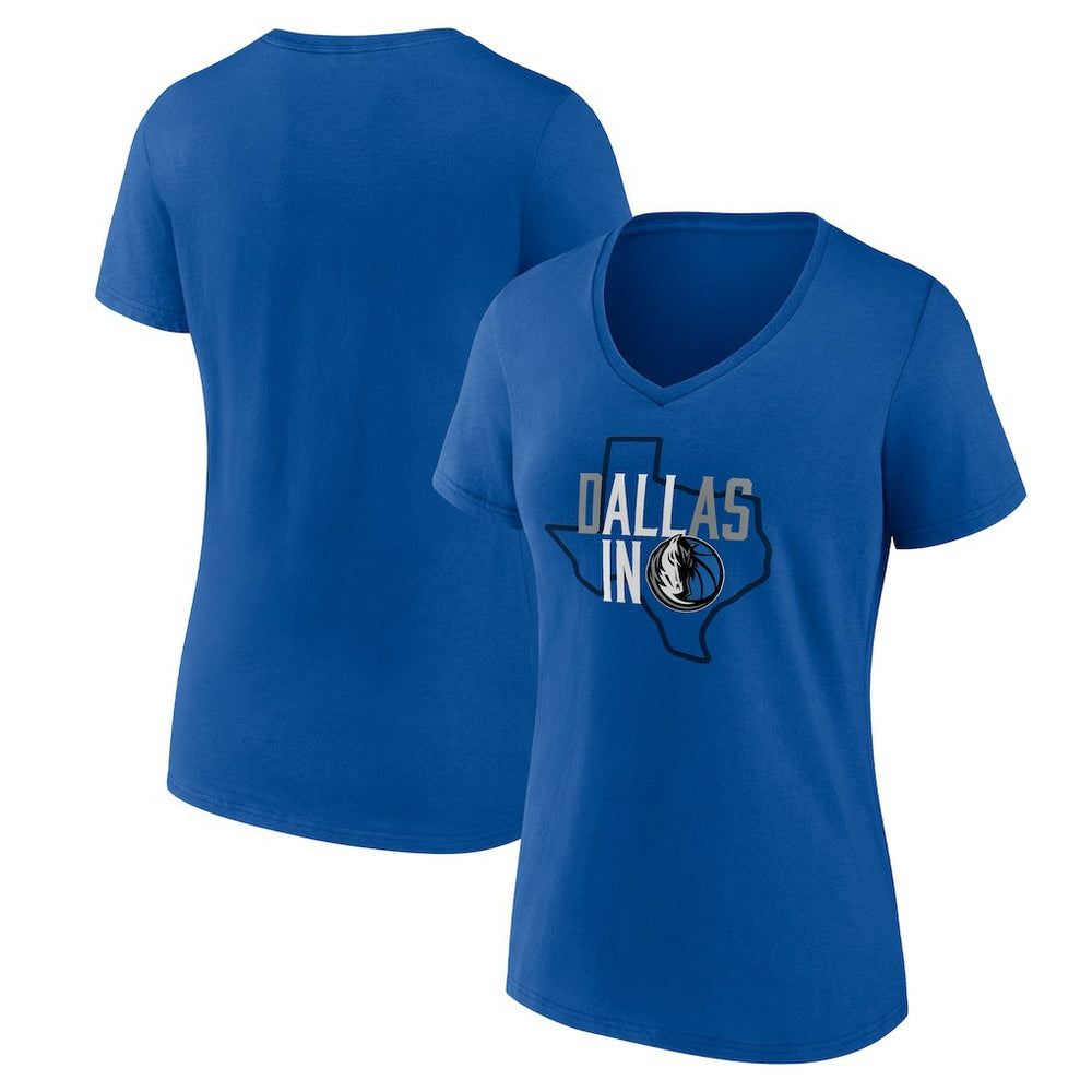 Dallas Mavericks Women's Core Hometown Launch V-Neck T-Shirt sale