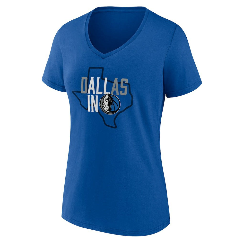 Dallas Mavericks Women's Core Hometown Launch V-Neck T-Shirt sale