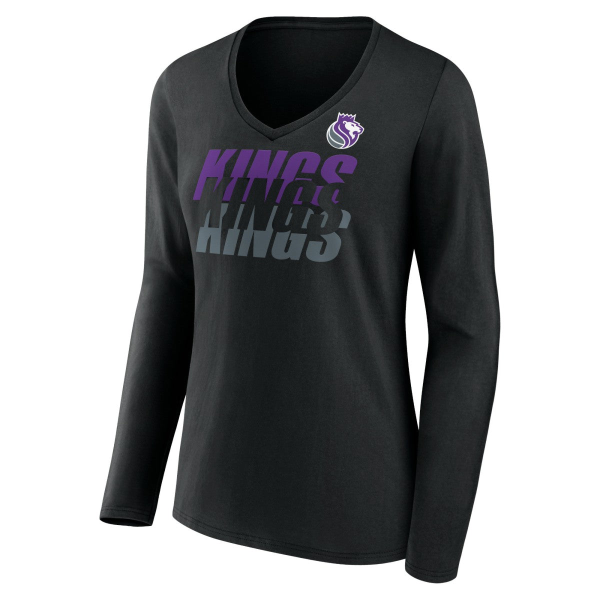 Portland Trail Blazers Women's Tumble V-Neck Long Sleeve T-Shirt