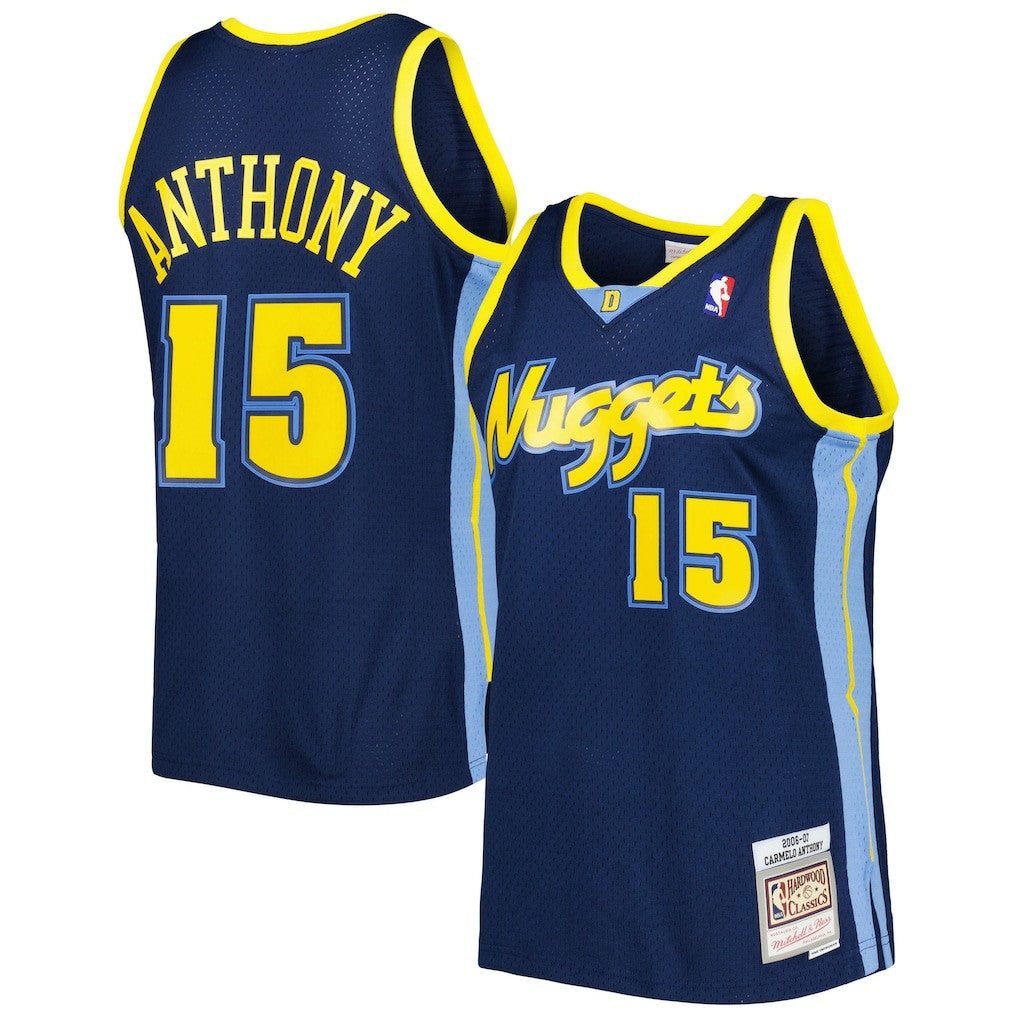 Mitchell & Ness Carmelo Anthony Denver Nuggets Hardwood Classics Swingman Jersey sale