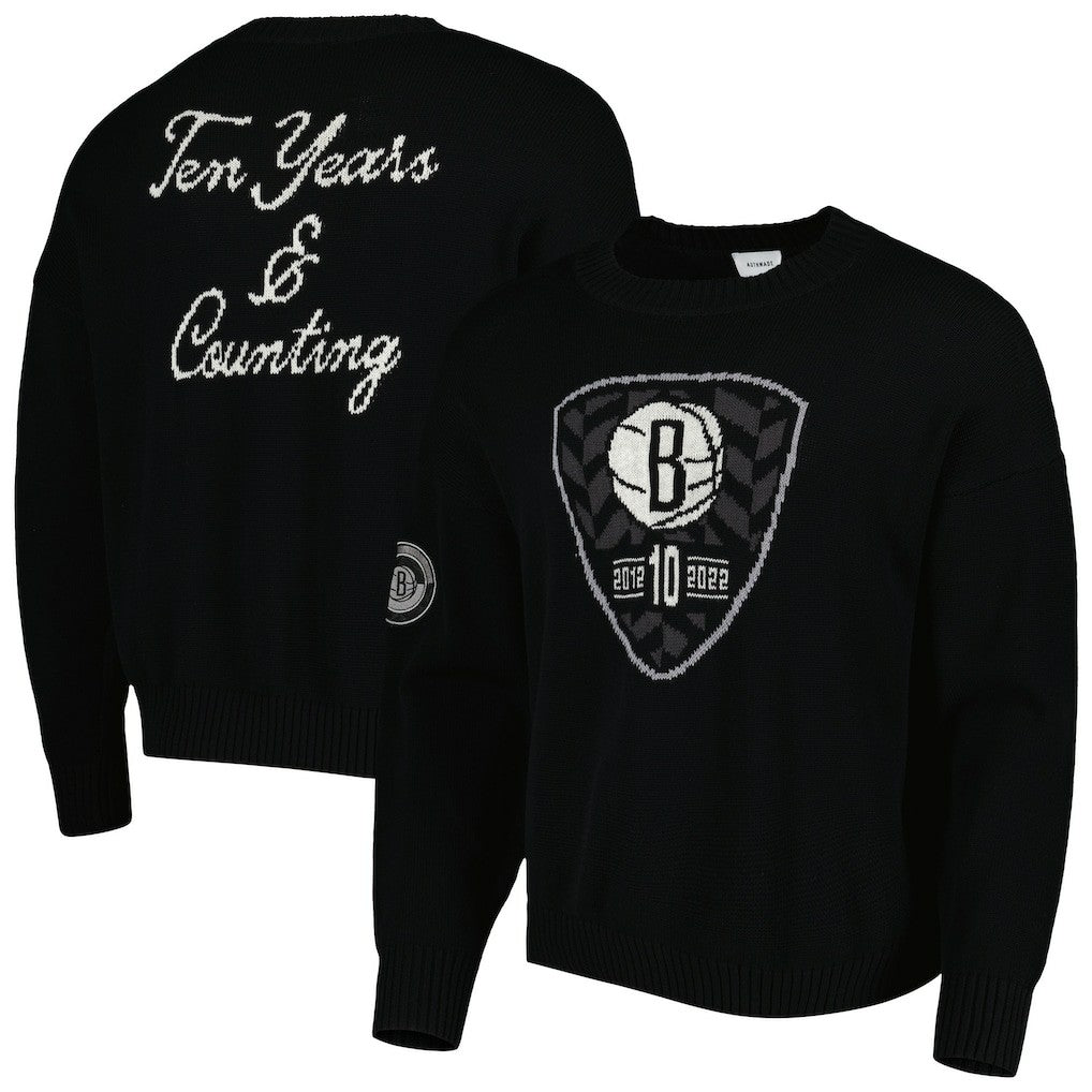 Brooklyn Nets AUTHMADE 10th Anniversary Pullover Sweater