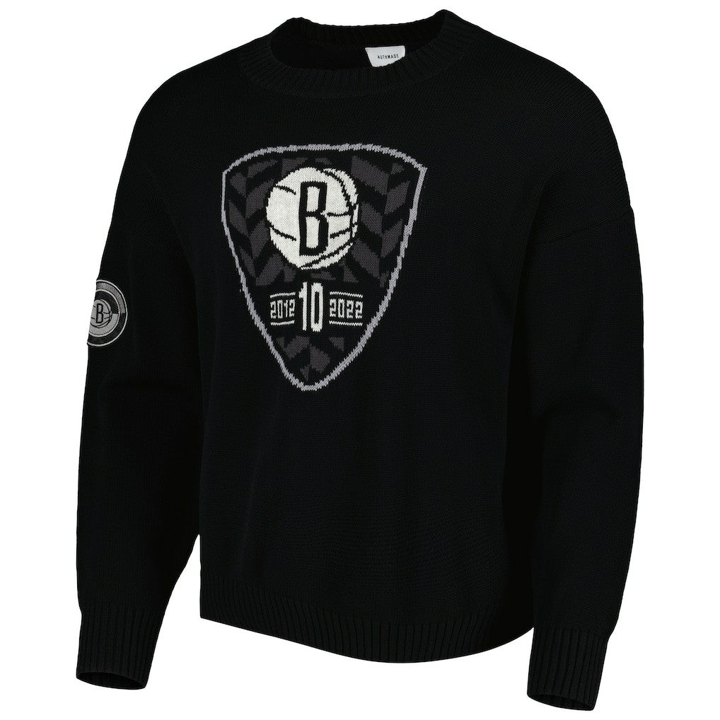 Brooklyn Nets AUTHMADE 10th Anniversary Pullover Sweater