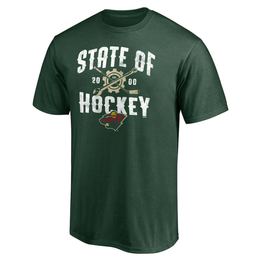 NHL Minnesota Wild Hometown Collection Push Ahead T-Shirt