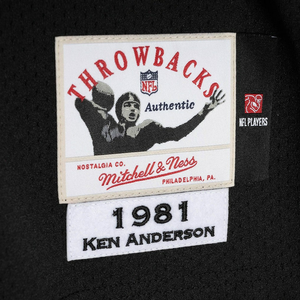 Ken Anderson  1981 Authentic Throwback Retired Player Jersey - Cincinnati Bengals Jerseys