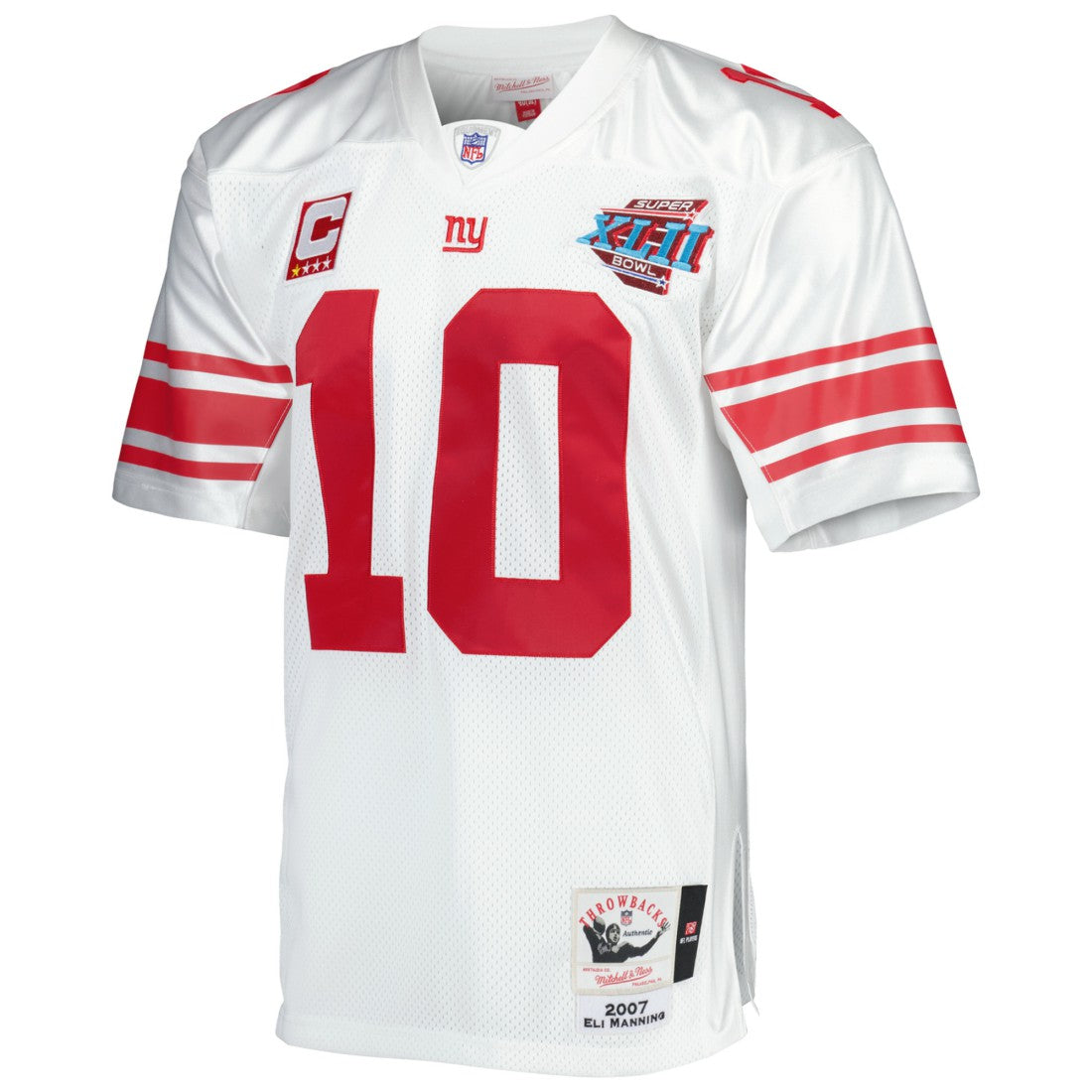 Eli Manning  2007 Authentic Throwback Retired Player Jersey - New York Giants Jerseys
