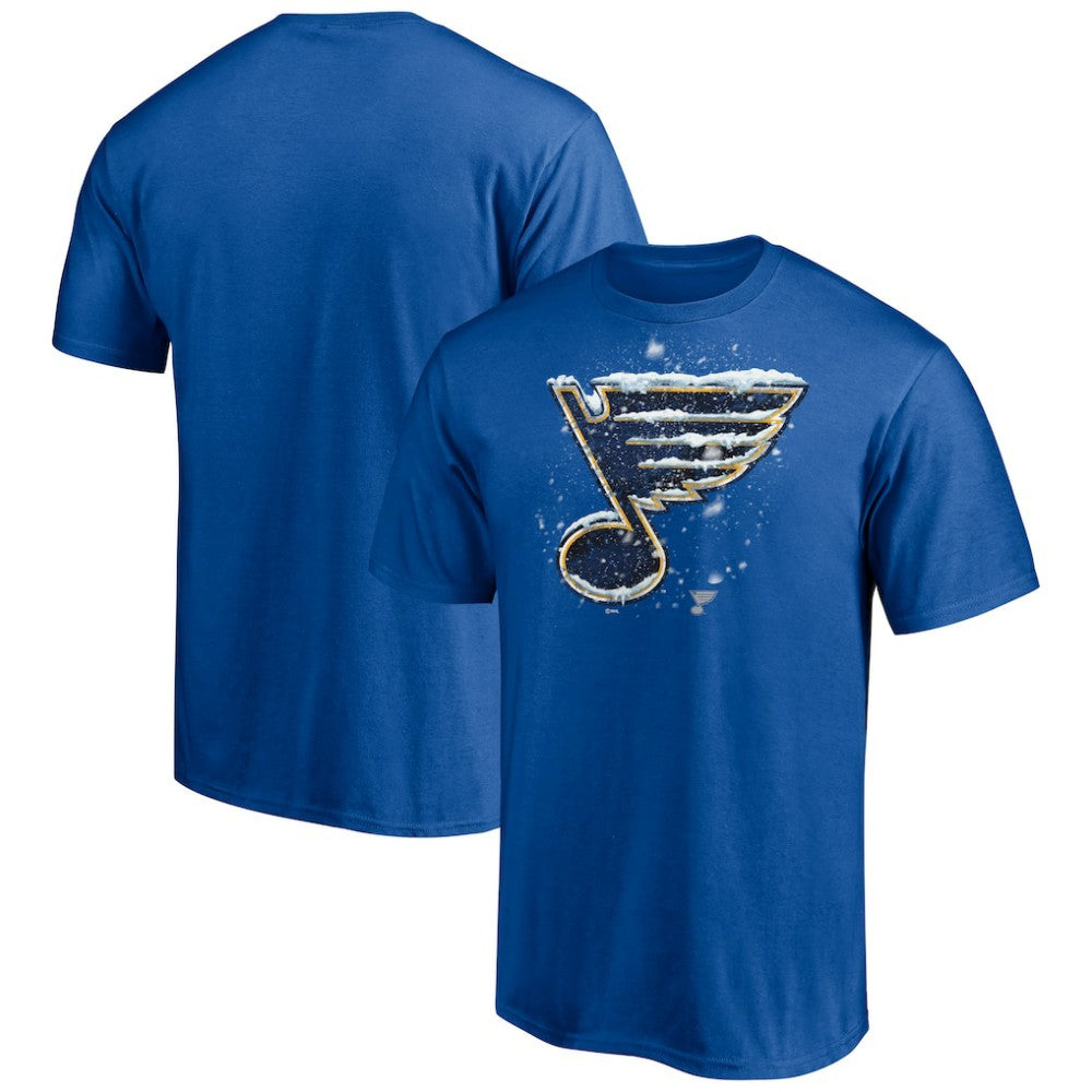 NHL St. Louis Blues Snow Logo T-Shirt
