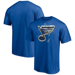 NHL St. Louis Blues Snow Logo T-Shirt