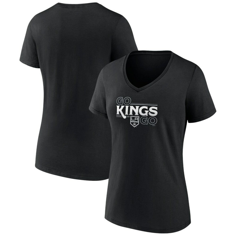 NHL Los Angeles Kings Women's Active Edge V-Neck T-Shirt