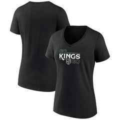 NHL Los Angeles Kings Women's Active Edge V-Neck T-Shirt