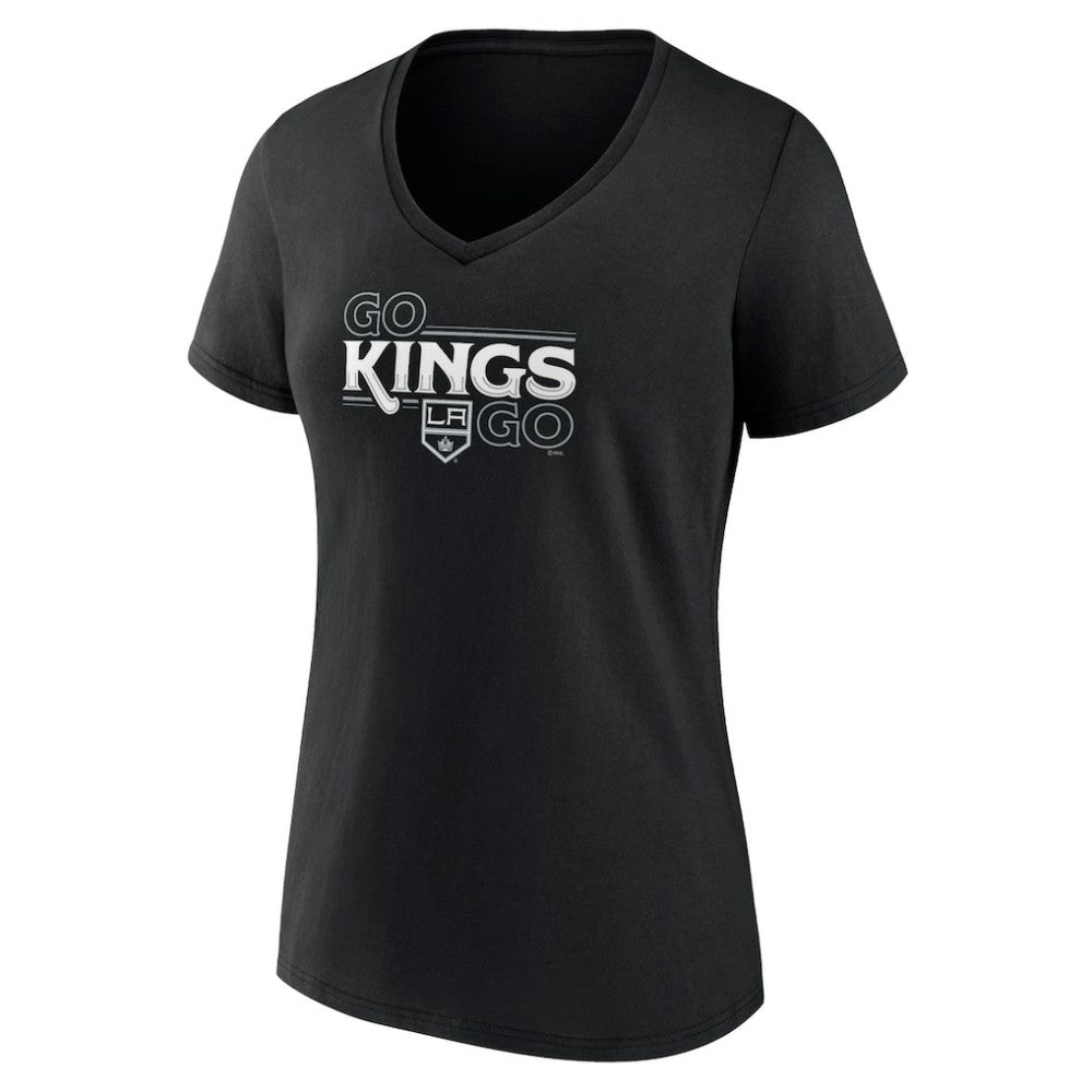 NHL Los Angeles Kings Women's Active Edge V-Neck T-Shirt