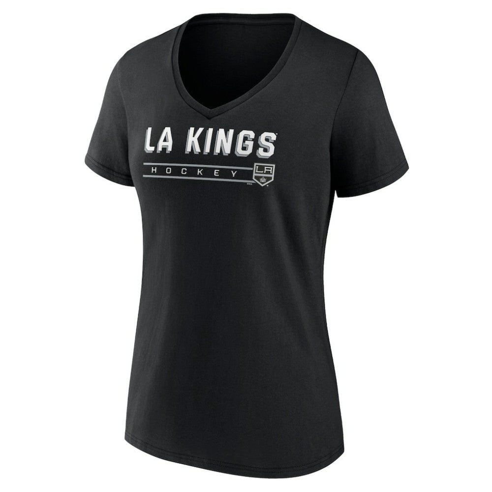NHL Los Angeles Kings Women's Primary Play V-Neck T-Shirt