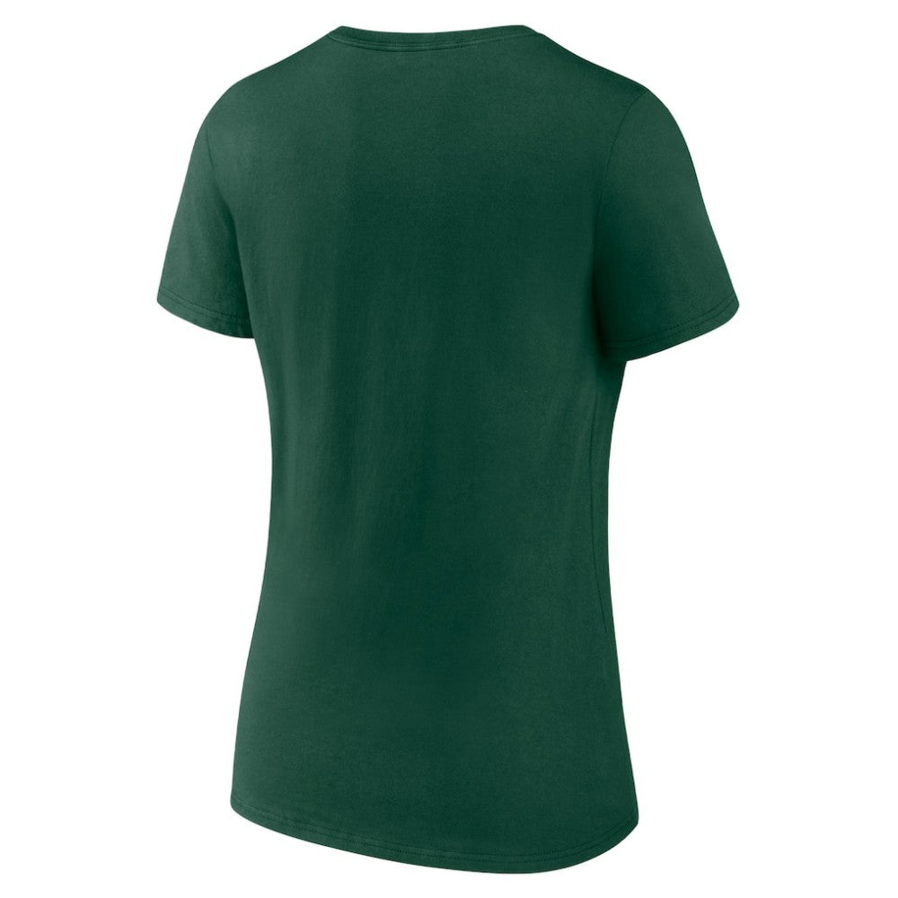 NHL Minnesota Wild Women's Primary Play V-Neck T-Shirt