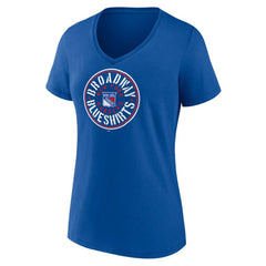 NHL New York Rangers Women's Active Edge V-Neck T-Shirt
