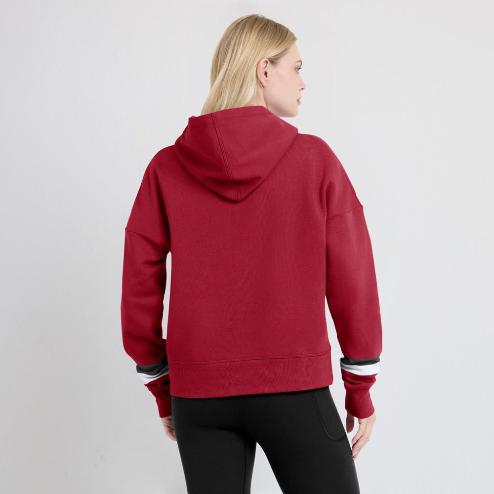 Women's Over Under Pullover Hoodie - Tampa Bay Buccaneers Hoodies