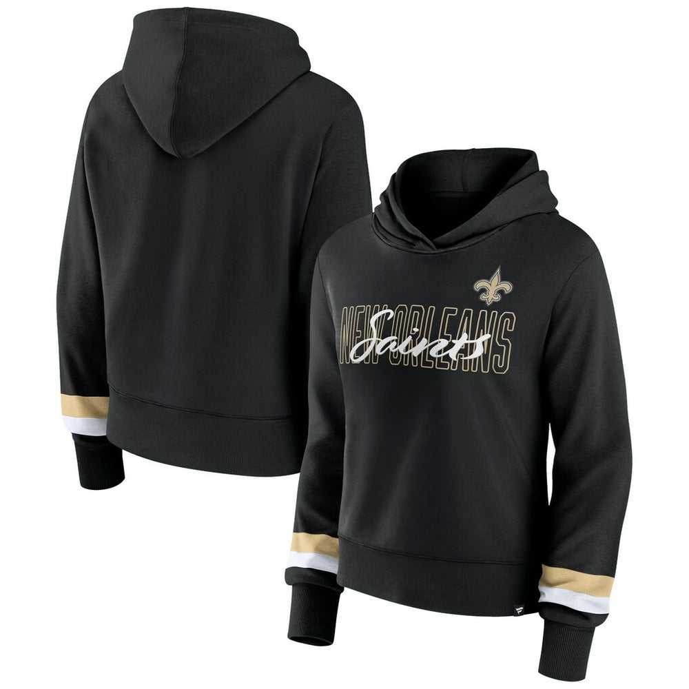 Women's Over Under Pullover Hoodie - New Orleans Saints Hoodies