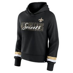 Women's Over Under Pullover Hoodie - New Orleans Saints Hoodies