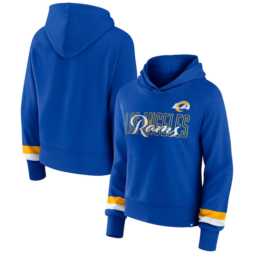 Women's Over Under Pullover Hoodie - Los Angeles Rams Hoodies