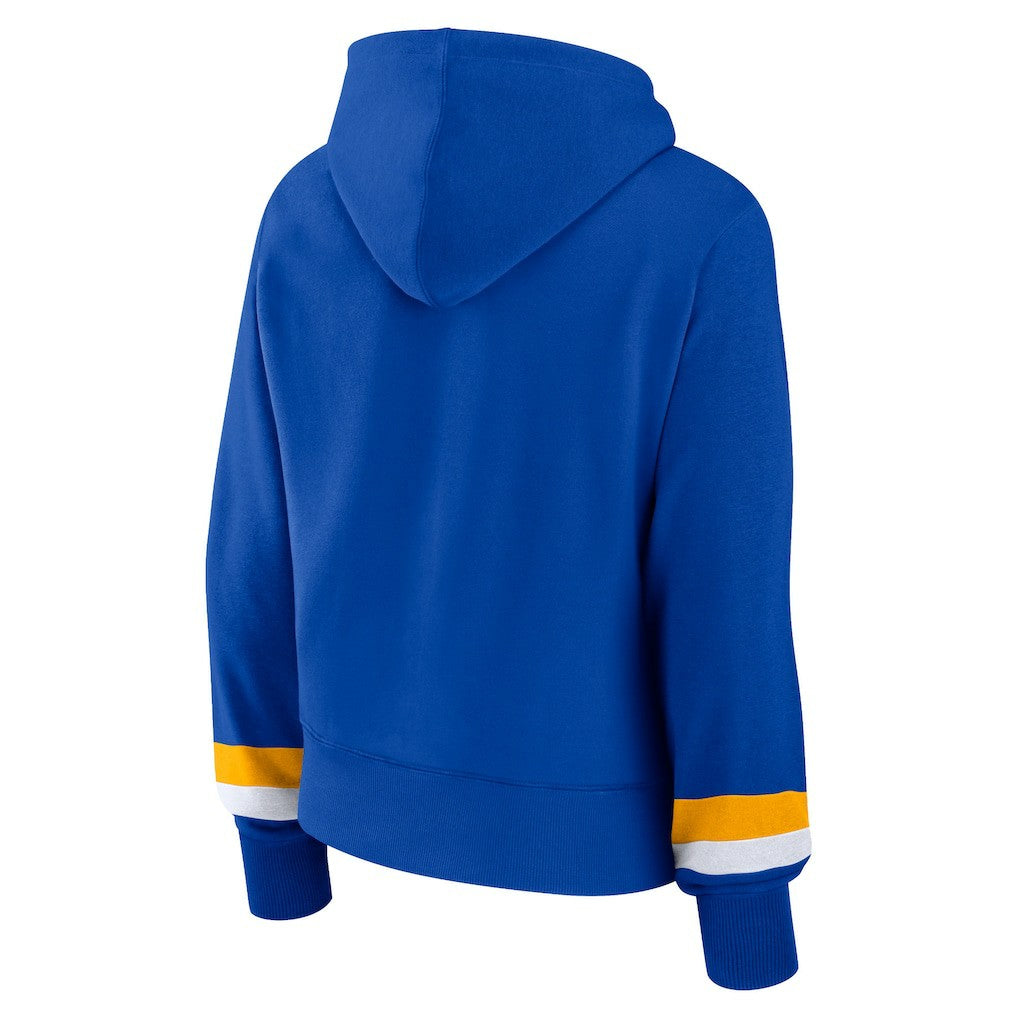 Women's Over Under Pullover Hoodie - Los Angeles Rams Hoodies