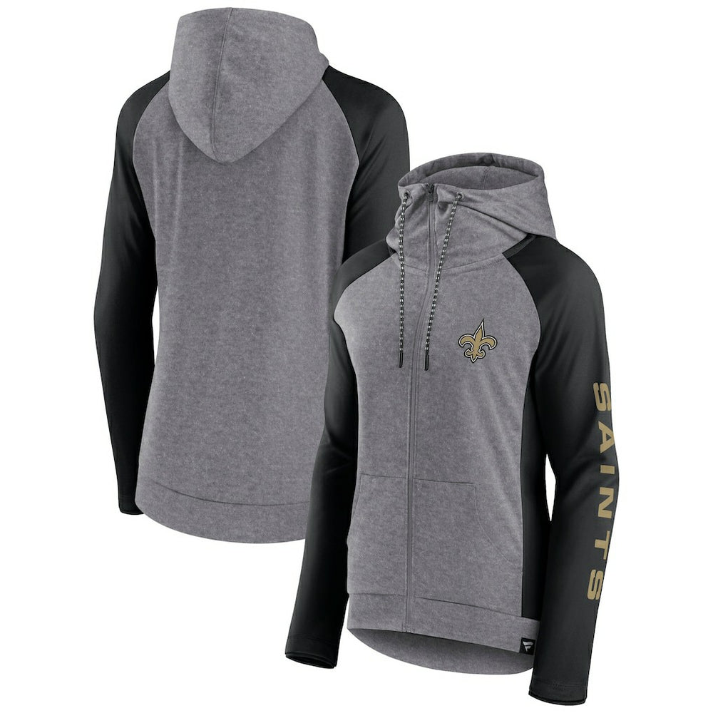 Women's Blind Side Lightweight Full-Zip Hoodie - New Orleans Saints Hoodies