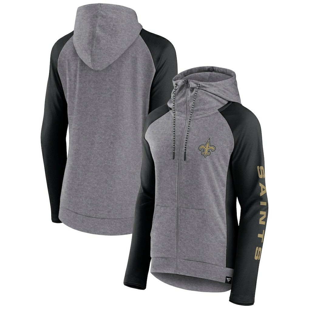 Women's Blind Side Lightweight Full-Zip Hoodie - New Orleans Saints Hoodies
