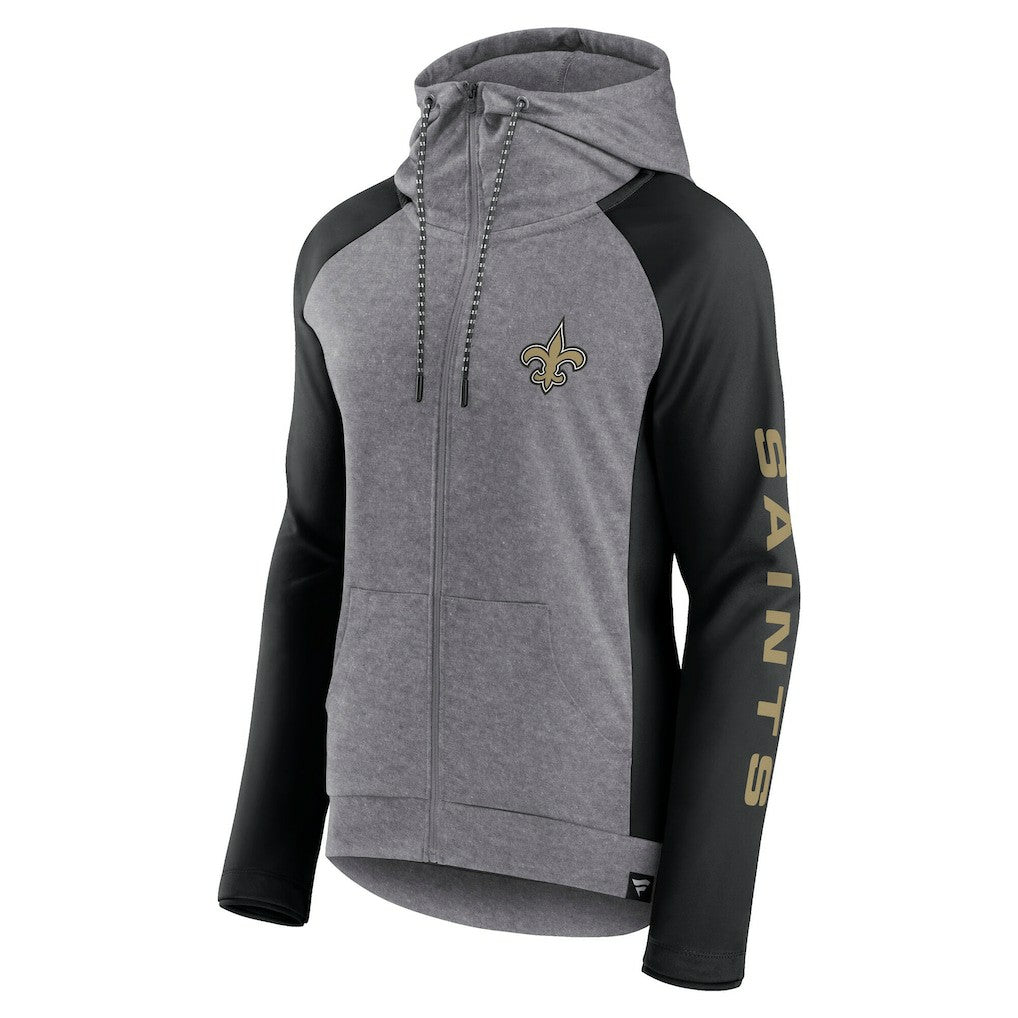 Women's Blind Side Lightweight Full-Zip Hoodie - New Orleans Saints Hoodies