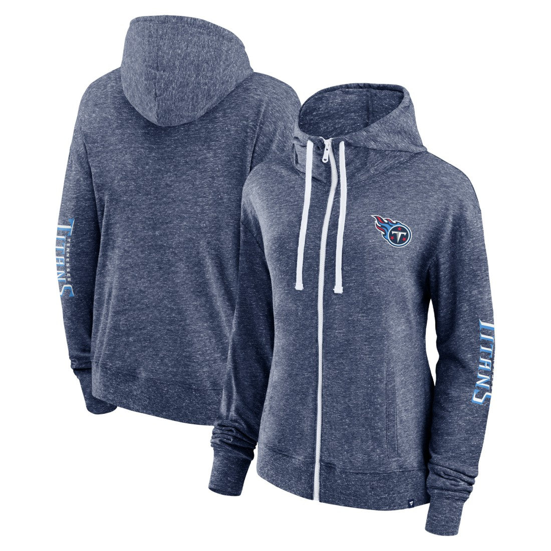 Women's Opening Coin Flip Lightweight Full-Zip Hoodie - Tennessee Titans Hoodies