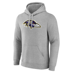 Primary Team Logo Fitted Pullover Hoodie - Baltimore Ravens Hoodies