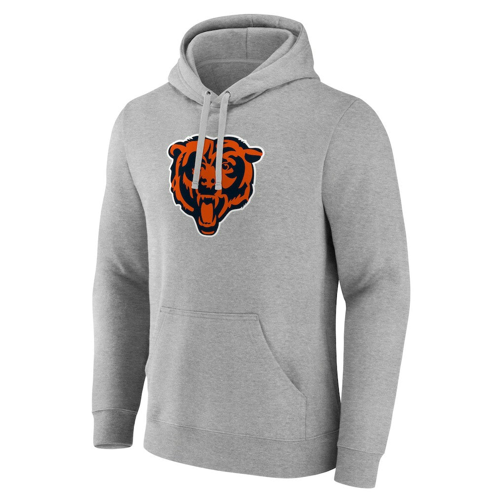 Primary Team Logo Fitted Pullover Hoodie - Chicago Bears Hoodies