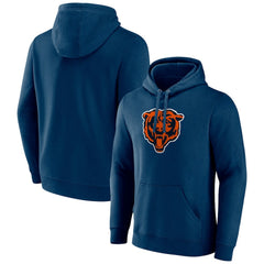Primary Team Logo Fitted Pullover Hoodie - Chicago Bears Hoodies