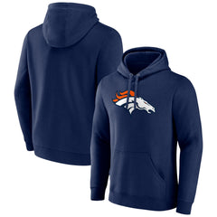 Primary Team Logo Fitted Pullover Hoodie - Denver Broncos Hoodies