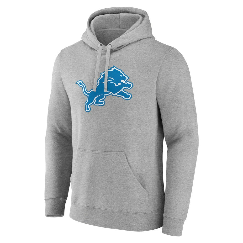 Primary Team Logo Fitted Pullover Hoodie - Detroit Lions Hoodies