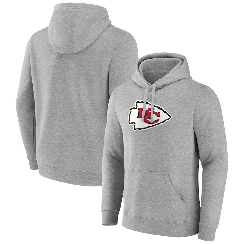 Primary Team Logo Fitted Pullover Hoodie - Kansas City Chiefs Hoodies