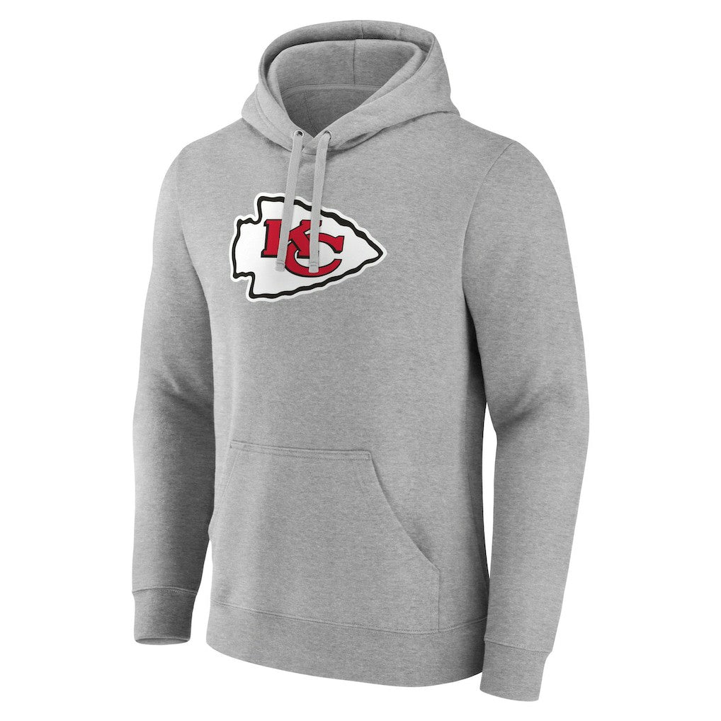 Primary Team Logo Fitted Pullover Hoodie - Kansas City Chiefs Hoodies