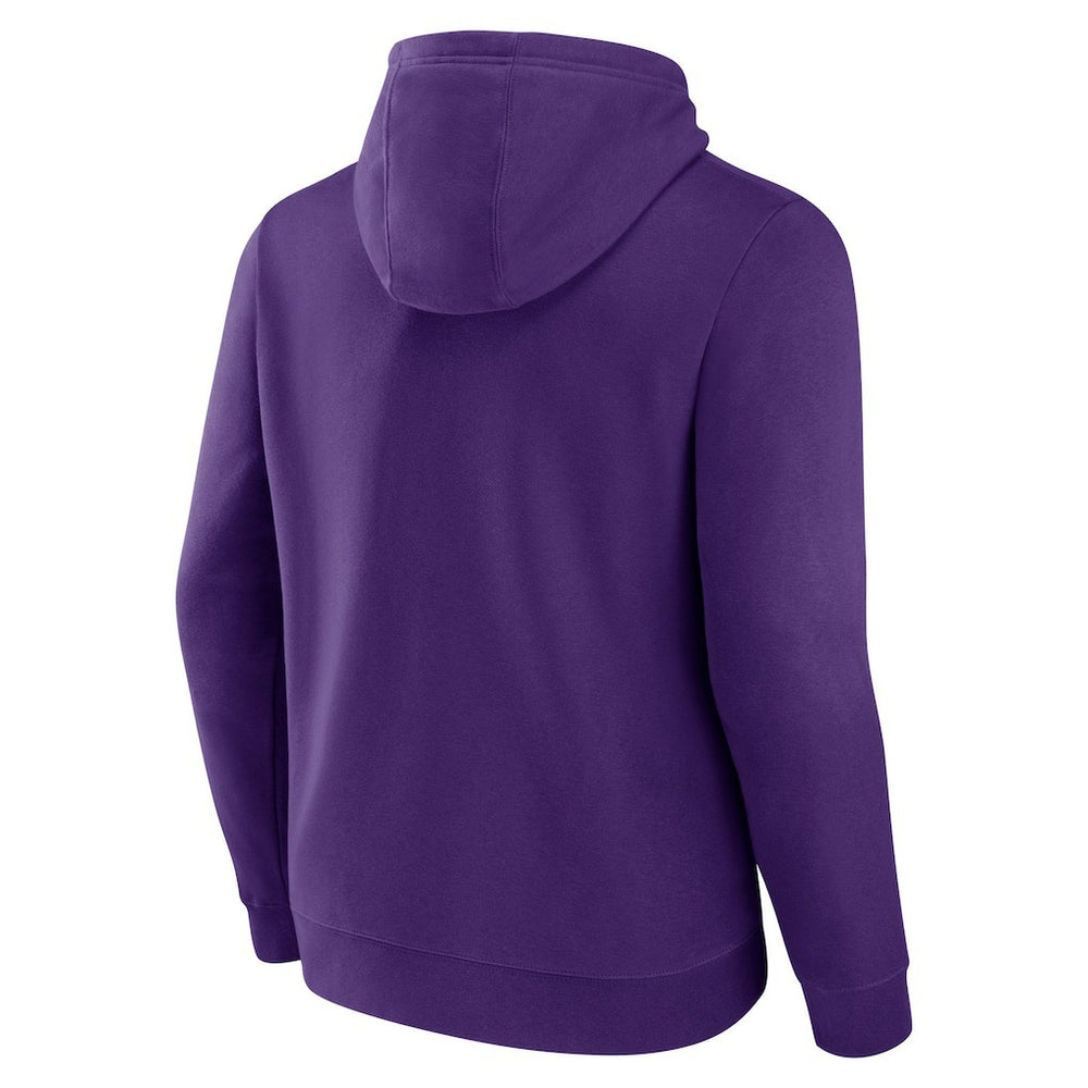 Primary Team Logo Fitted Pullover Hoodie - Minnesota Vikings Hoodies