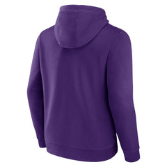 Primary Team Logo Fitted Pullover Hoodie - Minnesota Vikings Hoodies