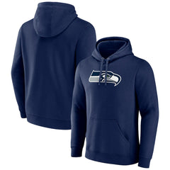 Primary Team Logo Fitted Pullover Hoodie - Seattle Seahawks Hoodies