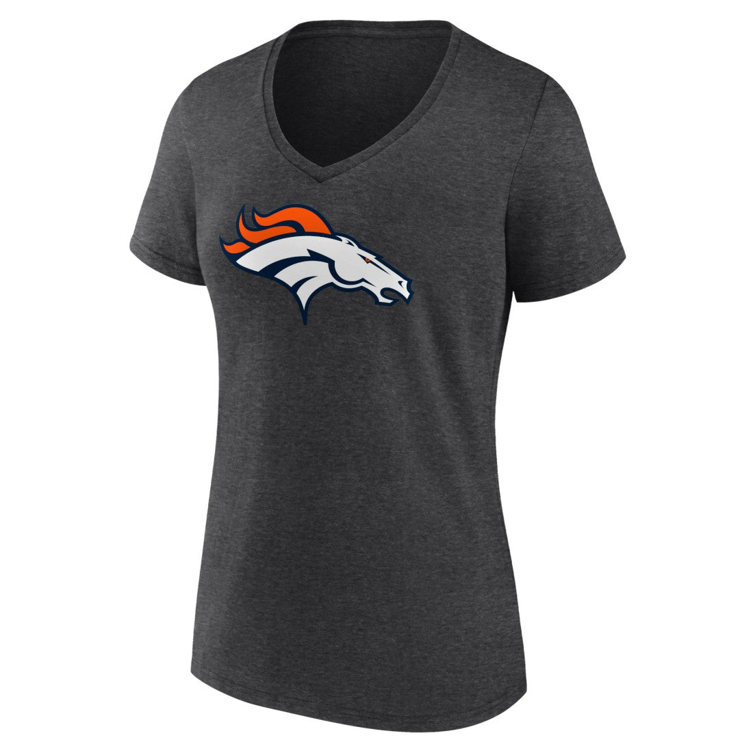 Women's Primary Team Logo V-Neck T-Shirt - Denver Broncos T-shirts