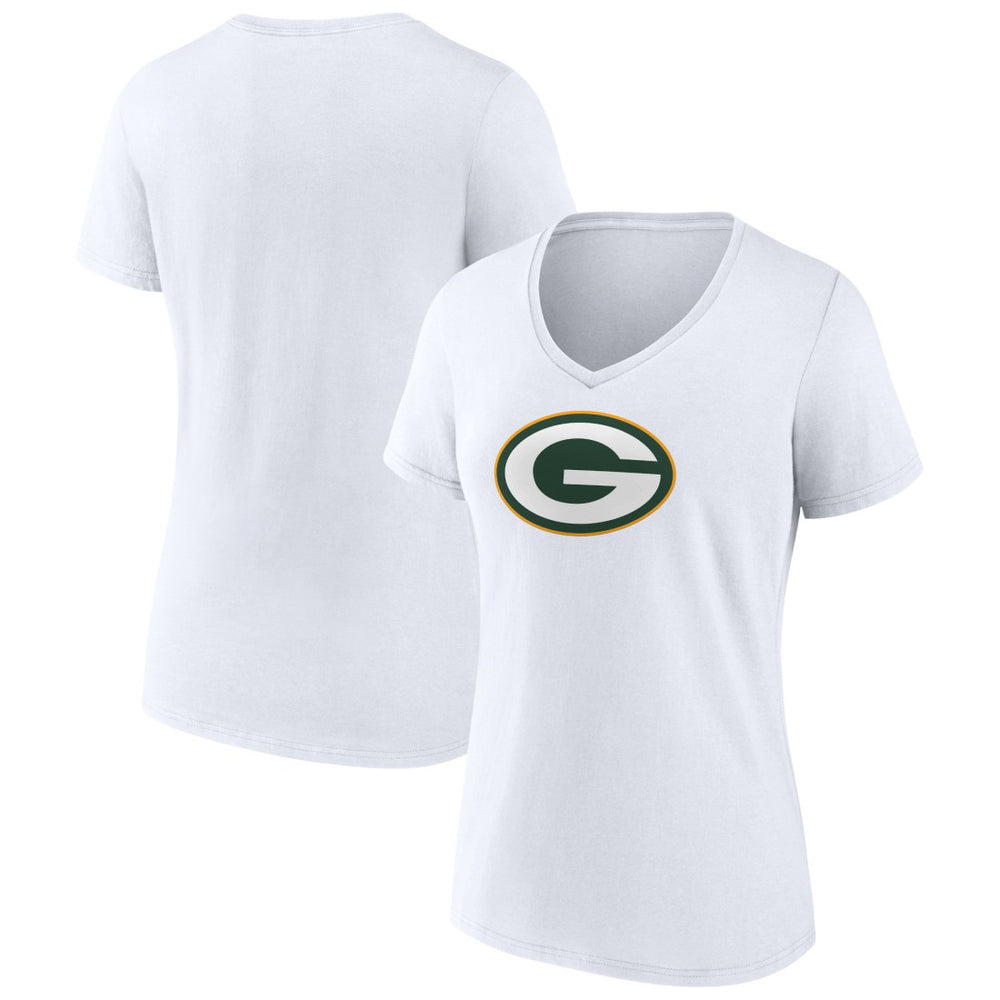 Women's Primary Team Logo V-Neck T-Shirt - Green Bay Packers T-shirts