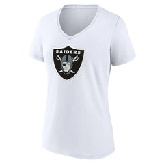 Women's Primary Team Logo V-Neck T-Shirt - Las Vegas Raiders T-shirts