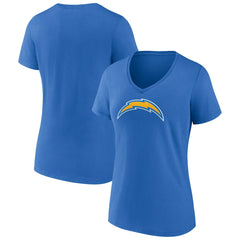 Women's Primary Team Logo V-Neck T-Shirt - Los Angeles Chargers T-shirts