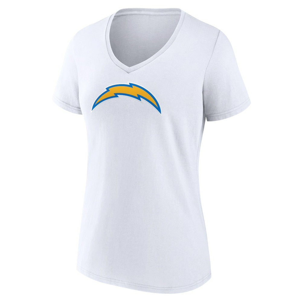 Women's Primary Team Logo V-Neck T-Shirt - Los Angeles Chargers T-shirts